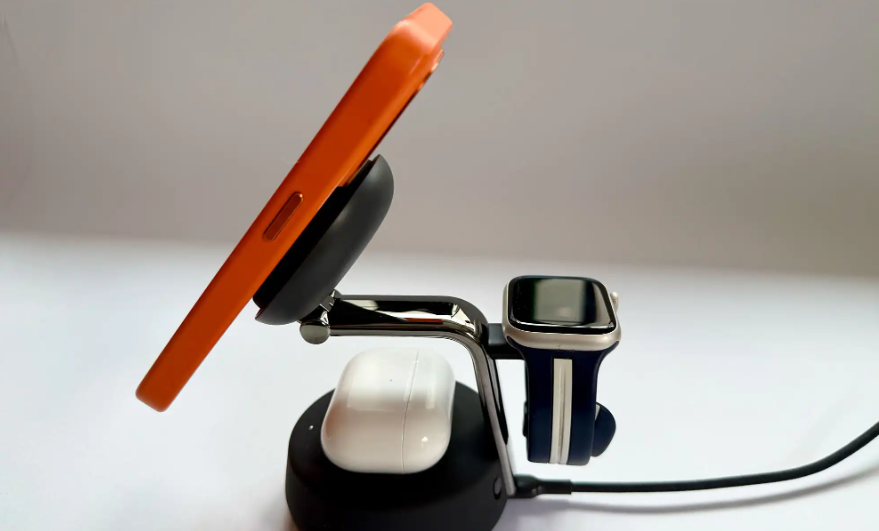 Sleek and Lightweight 3 in 1 Portable Charging Station 